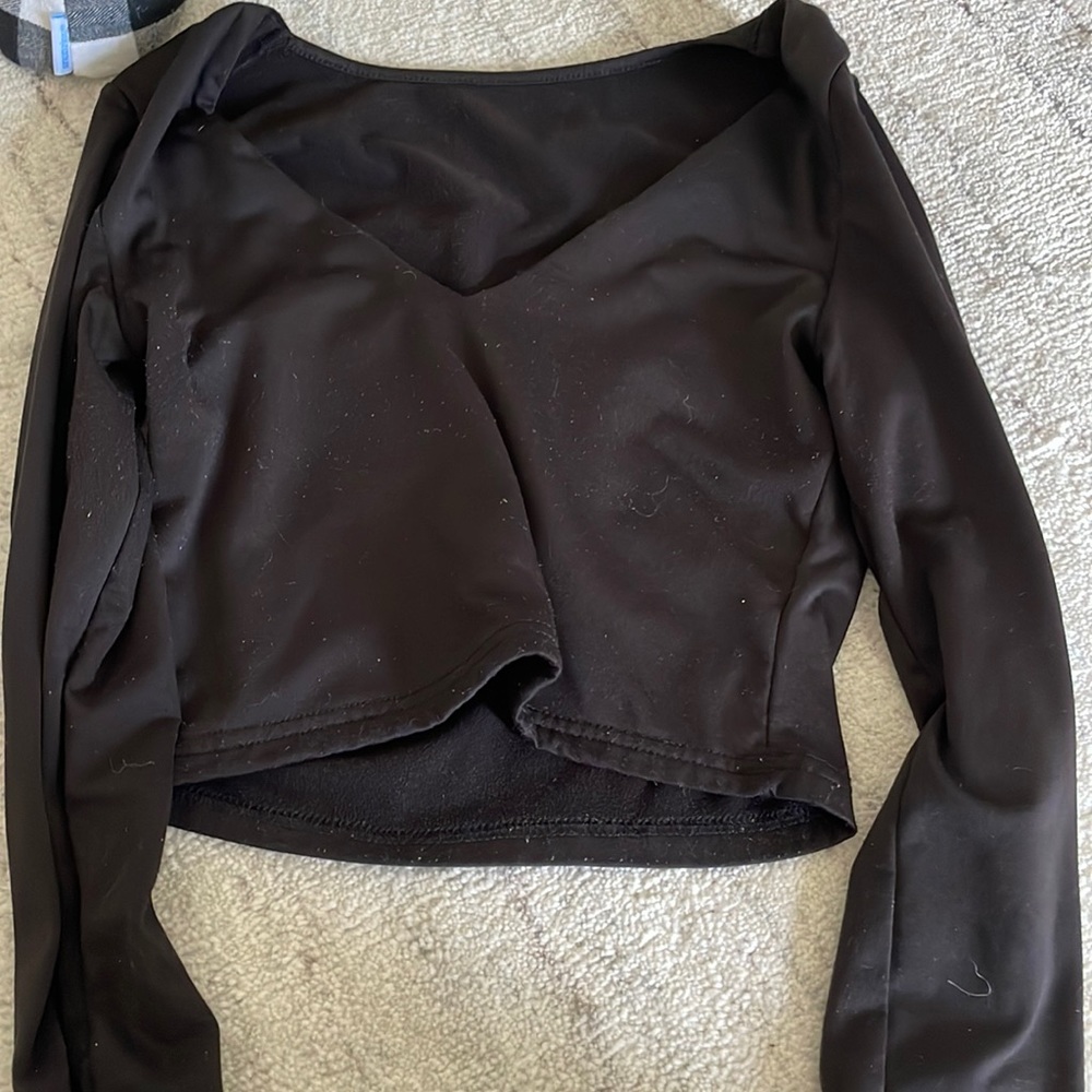 Silk black shirt